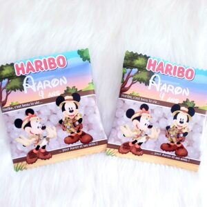 Mini haribo dragibus personnalisé