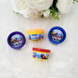 Petit pot de pâte à modeler personnalisé