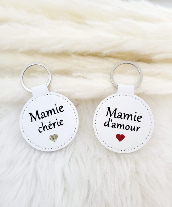 Porte-clés en cuir personnalisé