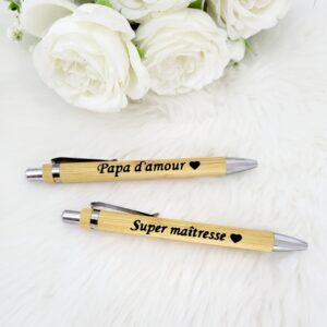 Stylo en bois personnalisé