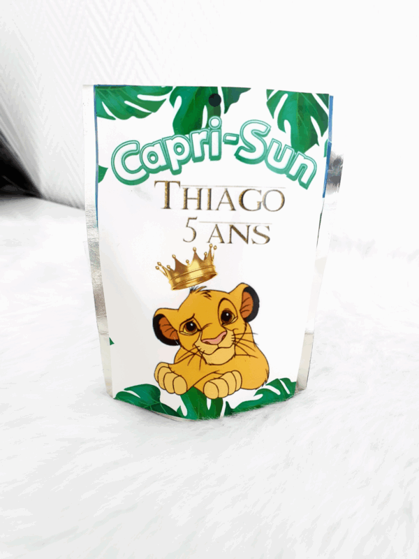Étiquette caprisun personnalisée