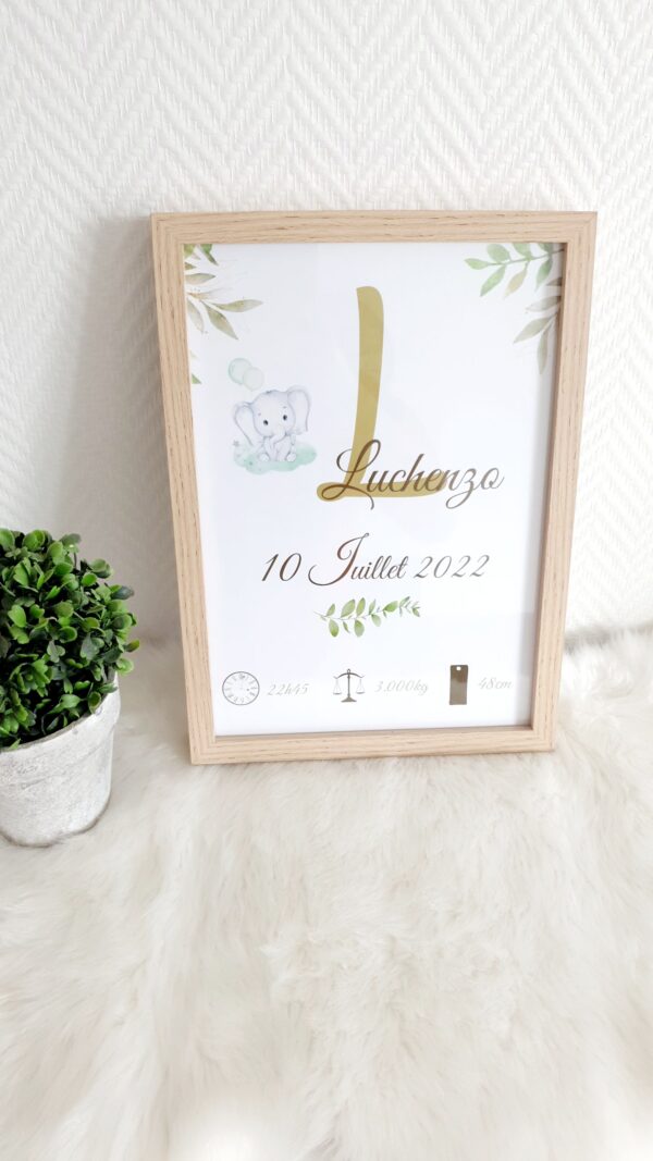 Affiche de naissance personnalisée – Image 6