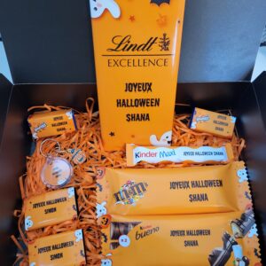 Box gourmande halloween personnalisée