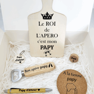 Coffret cadeau apéro personnalisé